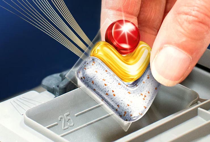 ۶ محصولی که ماشین ظرفشویی شما بدون آنها درست کار نمیکند! قرص ماشین ظرفشویی dishwasher Tablet