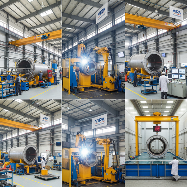 ویرا تجهیز صنعت؛ مرجع تخصصی تأمین رادیاتور کمپرسور و قطعات صنعتی در ایران فرآیند تولید و آزمون مبدلهای حرارتی در ویرا تجهیز صنعت – تلفیقی از دانش مهندسی و فناوری روز در ساخت رادیاتورهای کمپرسور و تجهیزات خنککاری صنعتی.