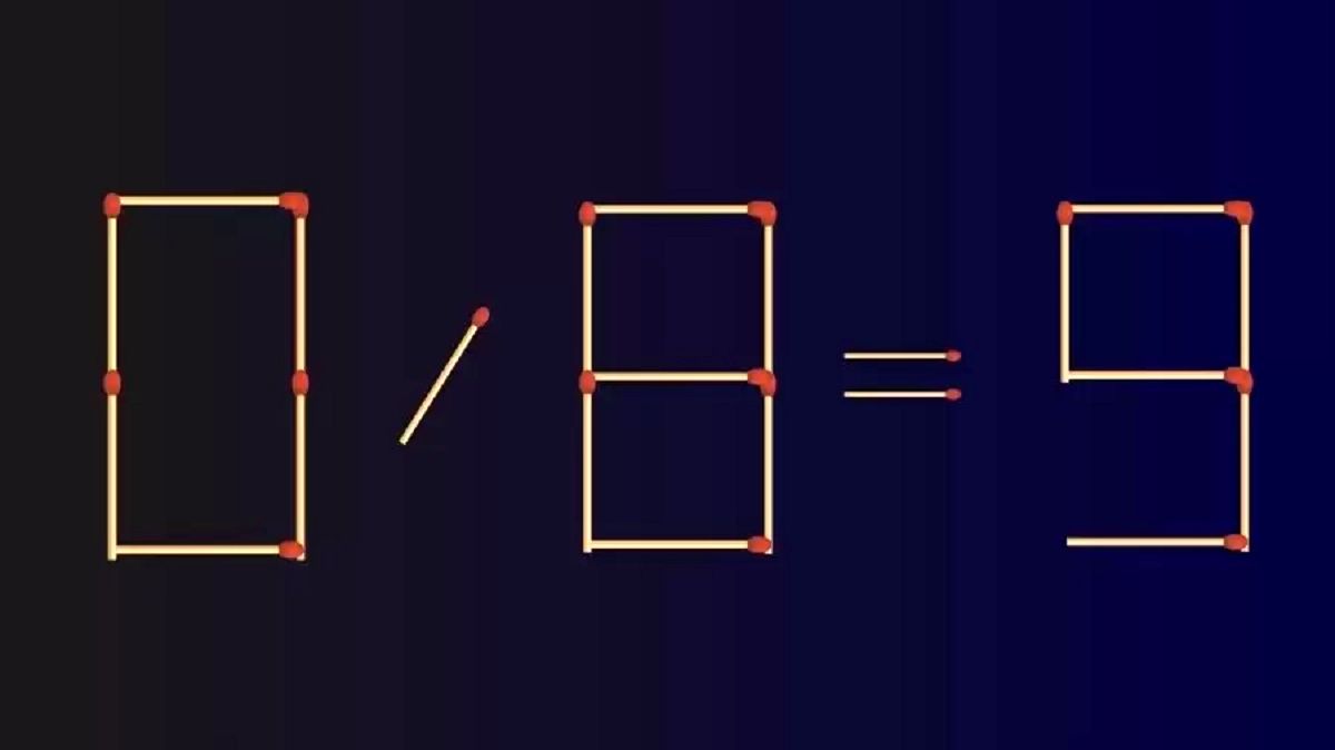 تست هوش؛ ساده‌ترین معمای جهان / با یک حرکت معادله را حل کنید!