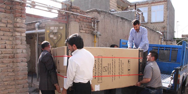 توزیع ۶۹۱ دستگاه لوازم خانگی بین مددجویان کمیته امداد استان اردبیل