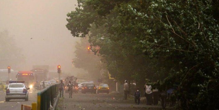 احتمال وزش باد شدید همراه با گردوخاک در تهران