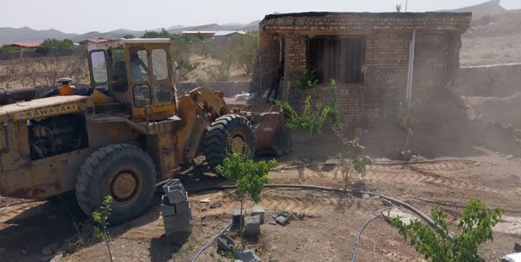 اراضی ملی روستای خاوه استان قم رفع تصرف شد