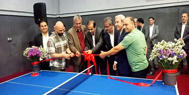 افتتاح بزرگترین سالن تنیس روی میز در حاشیه مسابقات نوشادکاپ