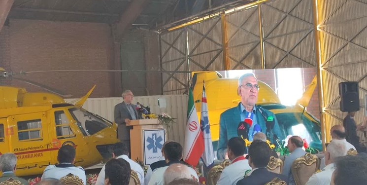 اولین پایگاه تخصصی اورژانس هوایی استان تهران افتتاح شد