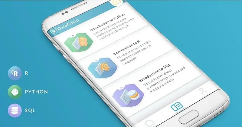 بهترین اپلیکیشن های آموزش برنامه نویسی-datacamp