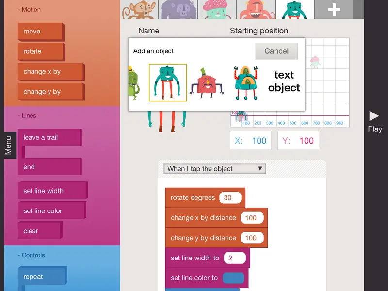 بهترین اپلیکیشن های آموزش برنامه نویسی-hopscotch