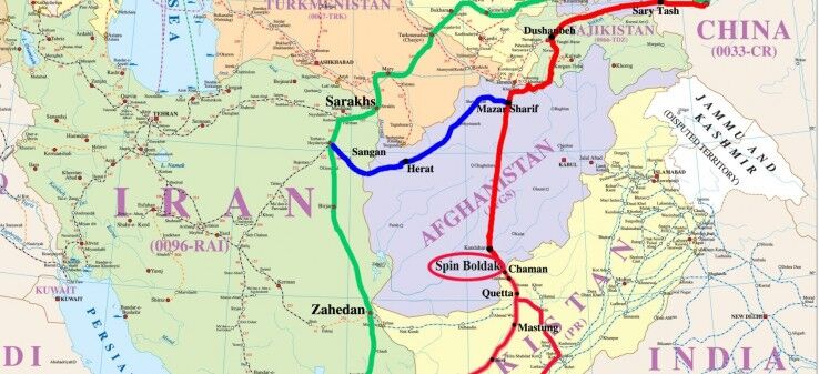 بهره‌ برداری از خط آهن ایران-افغانستان برای دومین بار| قطار هرات ۲ سال دیگر به مقصد می‌ رسد