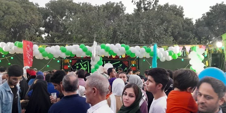 جشن بزرگ ۲ کیلومتری غدیر در اسلامشهر برگزار شد