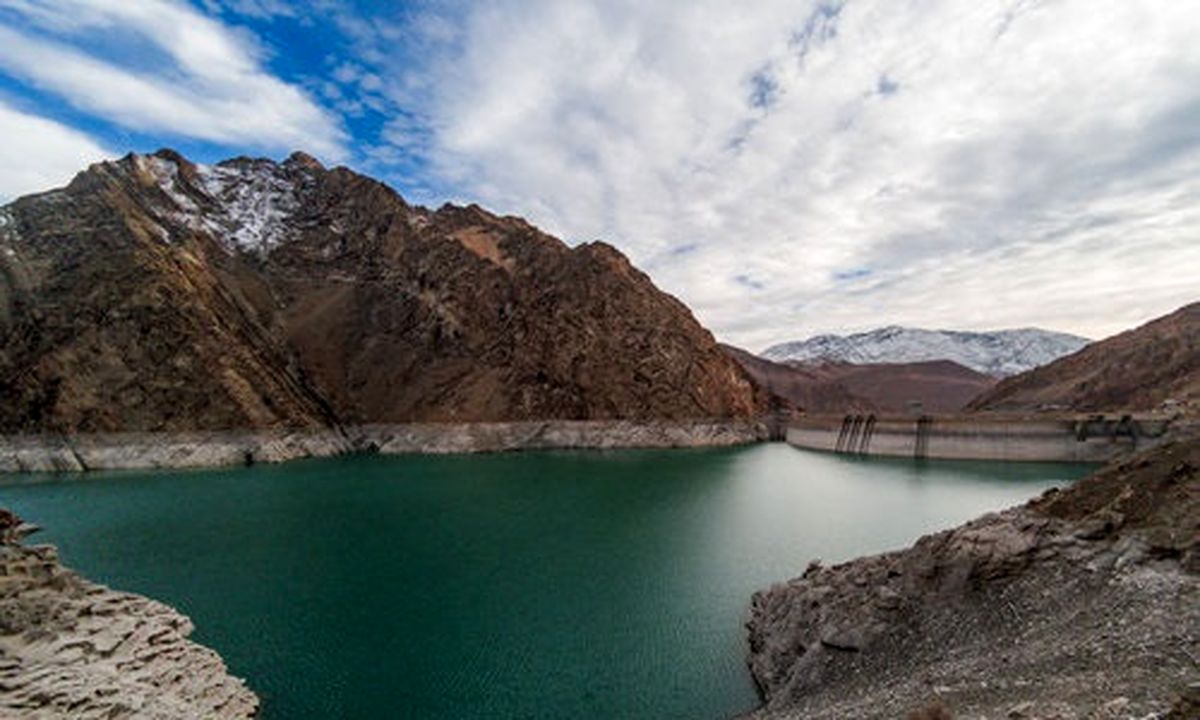 ذخایر آبی سد‌های استان تهران ۵۰ میلیون متر مکعب کمتر از سال گذشته