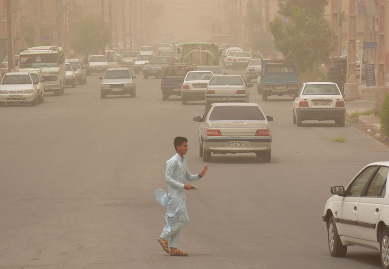 سرعت طوفان در زابل به ۹۴ کیلومتر بر ساعت رسید