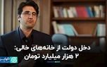 درآمد ۲ همتی دولت از خانه‌های خالی