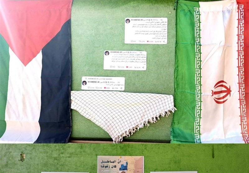 نصب پرچم فلسطین در دانشکده های دانشگاه تهران