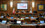 ترک صحن برخی از اعضای شورای شهر تهران هنگام سخنرانی زاکانی