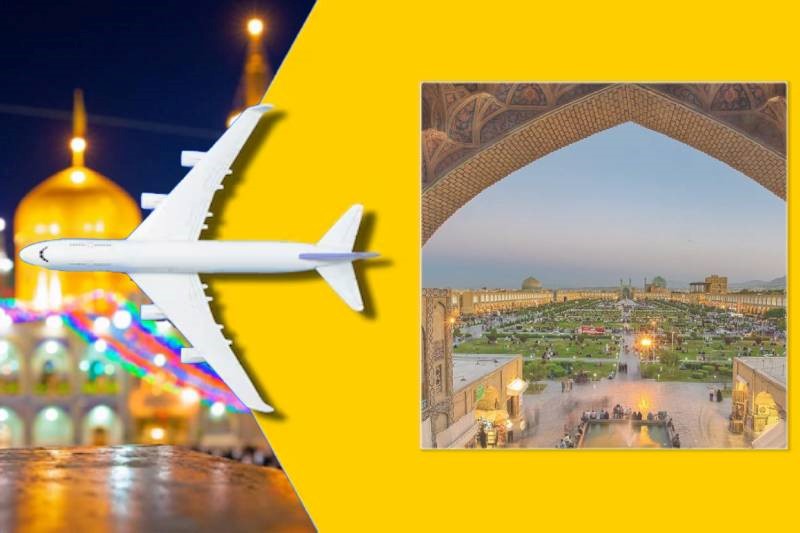خرید بلیط هواپیما اصفهان مشهد رفت و برگشت