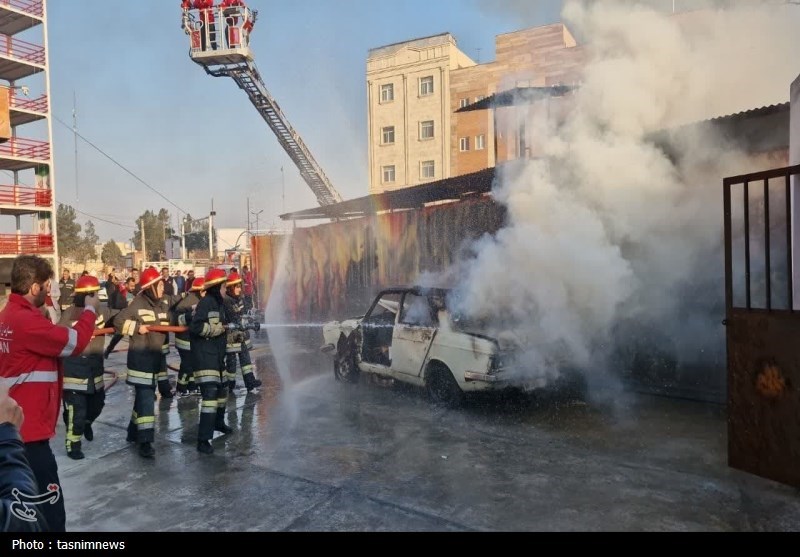 نبرد آتش‌نشانان در المپیاد شهید باکری به مرحله نهایی رسید