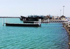 نصب ۱۵ اسکله شناور در قشم برای افزایش ایمنی ترددهای دریایی