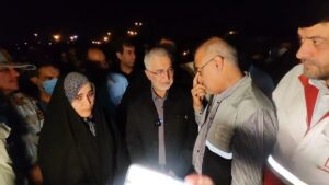 بازدید میدانی وزیر کشور از محل حادثه بندر شهید رجایی