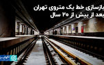 بازسازی خط یک متروی تهران بعد از بیش از ۲۰ سال