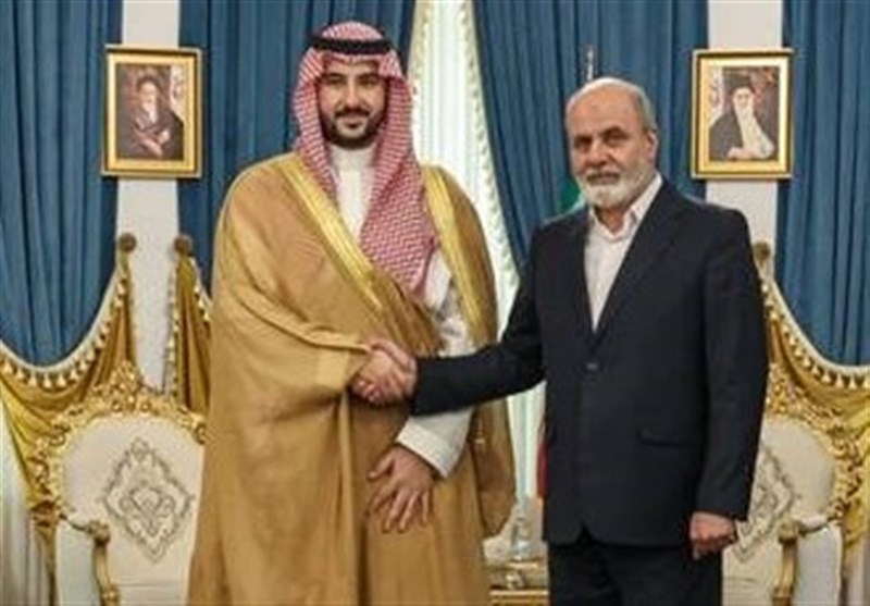 دیدار وزیر دفاع عربستان با دبیر شورای عالی امنیت ملی