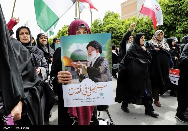 راهپیمایی گلستانی‌ها‌ در ‌محکومیت جنایات اسرائیل +تصاویر