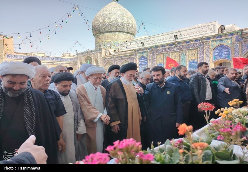 مرد انقلاب و محراب شهرری در حرم عبدالعظیم(ع) آرام گرفت