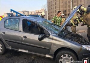 توقیف خودرو رکورددار نمره منفی در آزادراه قزوین-رشت