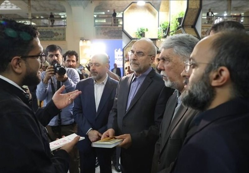 رئیس مجلس از نمایشگاه کتاب تهران بازدید کرد