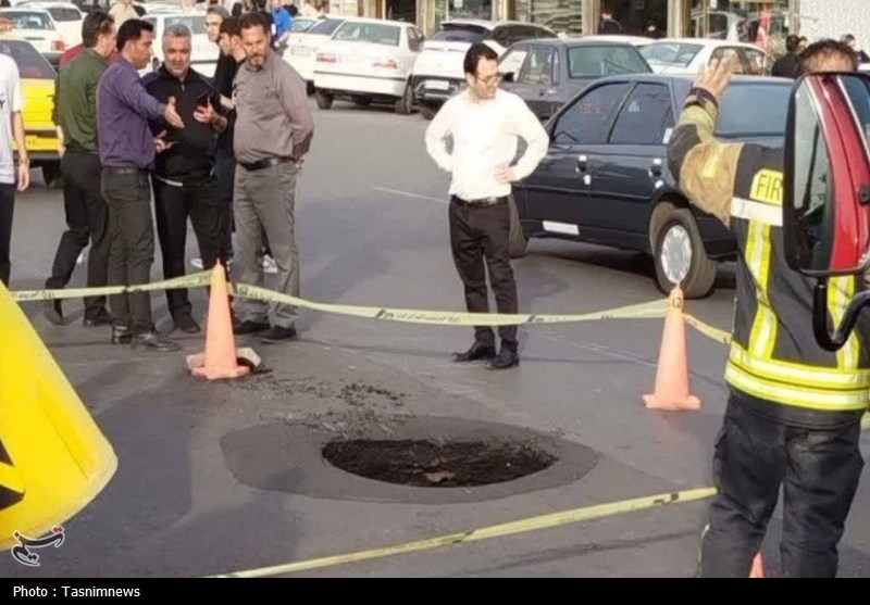 فرونشست زمین در اسلامشهر؛حفره ایجادشده ارتباطی با مترو ندارد