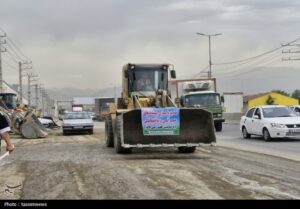 پاکسازی گسترده نخاله‌های ساختمانی در اسلامشهر