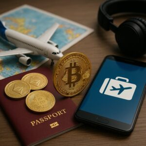 کریپتو توریسم، لیست بهترین ارزهای دیجیتال گردشگری برای خرید بلیط هواپیما و رزرو هتل