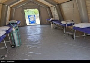 برپایی بیمارستان صحرایی امام علی(ع) در اسلام‌شهر + عکس