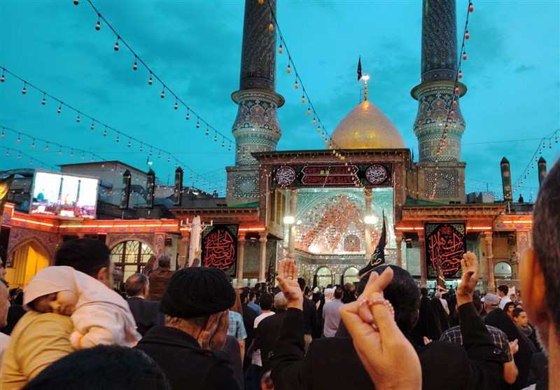 برگزاری مراسم سوگواری محرم و بزرگداشت حضرت علی اصغر(ع) در حرم سیدالکریم(ع)