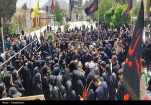 تشییع باشکوه پیکر شهید سردار اصلانی و شهید پاسدار عباسی در شهرری