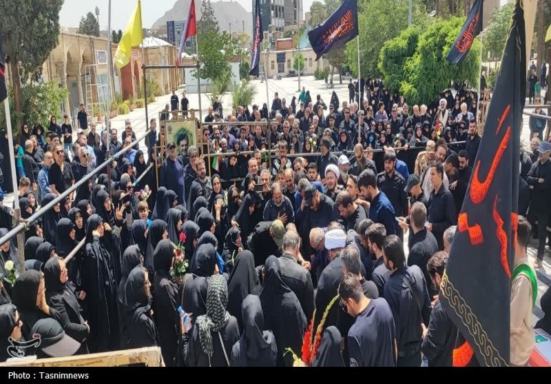 تشییع باشکوه پیکر شهید سردار اصلانی و شهید پاسدار عباسی در شهرری