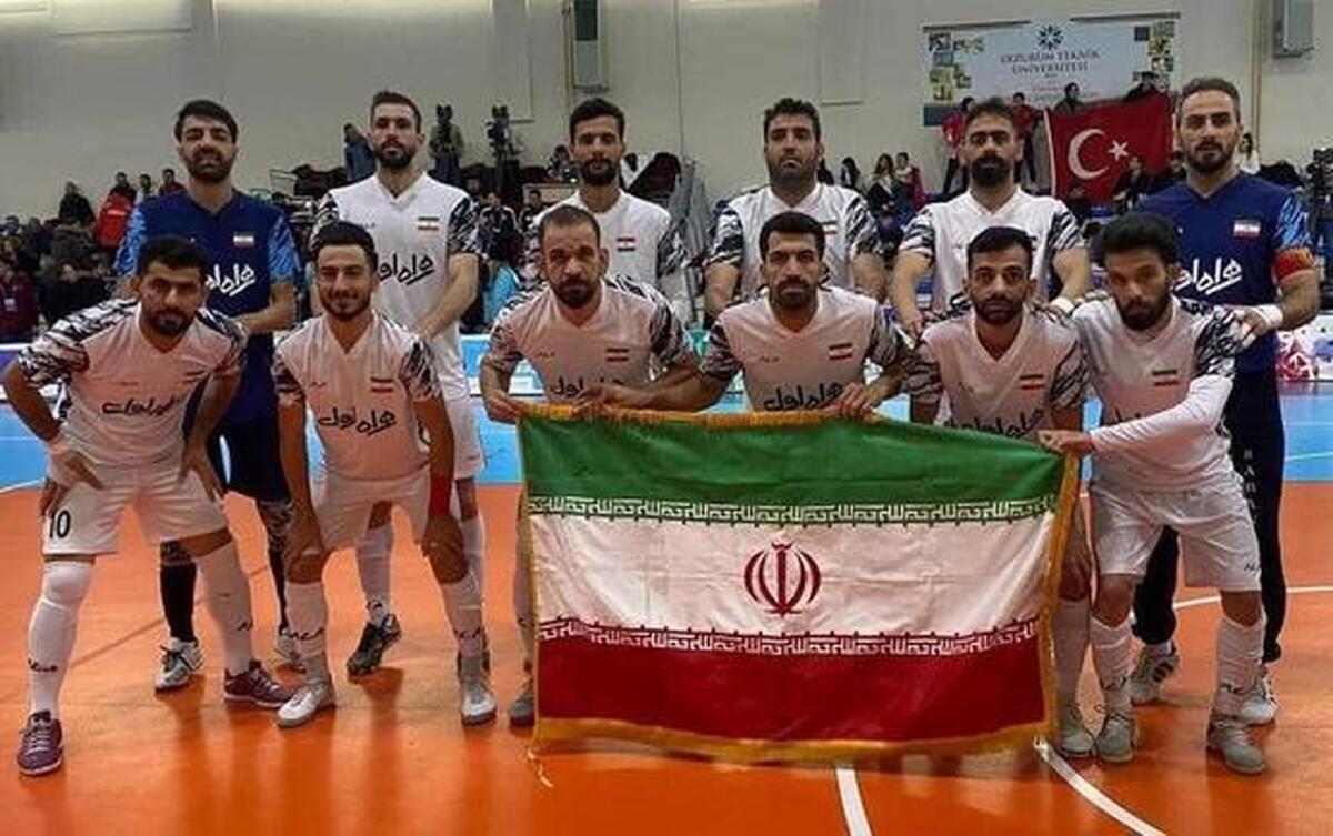تیم فوتسال ناشنوایان ایران قهرمان جهان شد