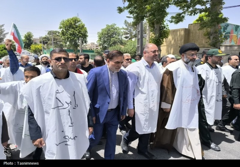راهپیمایی مردمی سالگرد قیام ۱۵ خرداد پیشوا به روایت تصویر