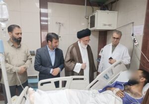 عیادت مسئولان شهرستان ری از مجروحان حمله جنایتکارانه رژیم صهیونیستی