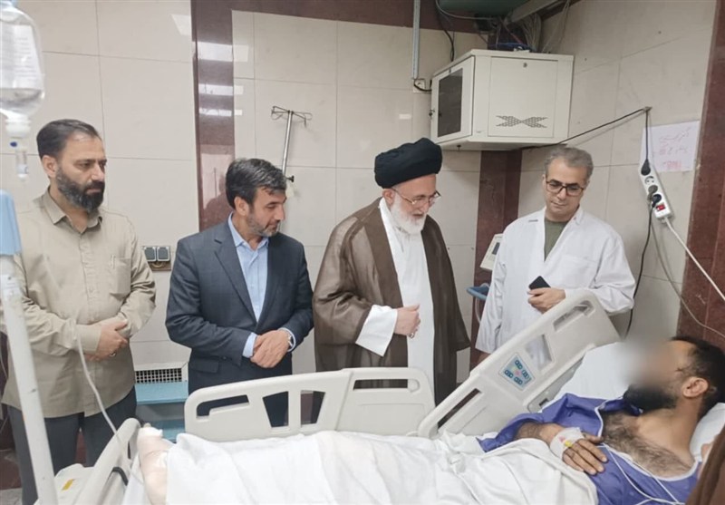 عیادت مسئولان شهرستان ری از مجروحان حمله جنایتکارانه رژیم صهیونیستی