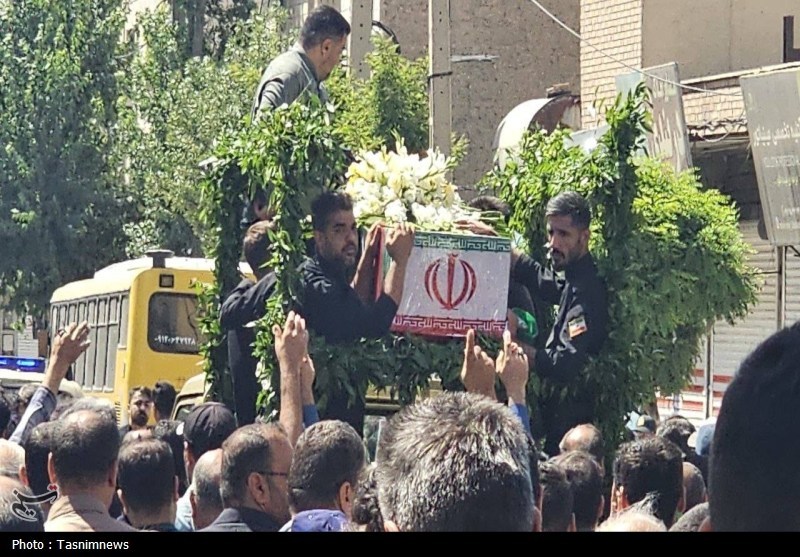 وداع با ستاره مقاومت شهید مهدی خدایی در صالحیه