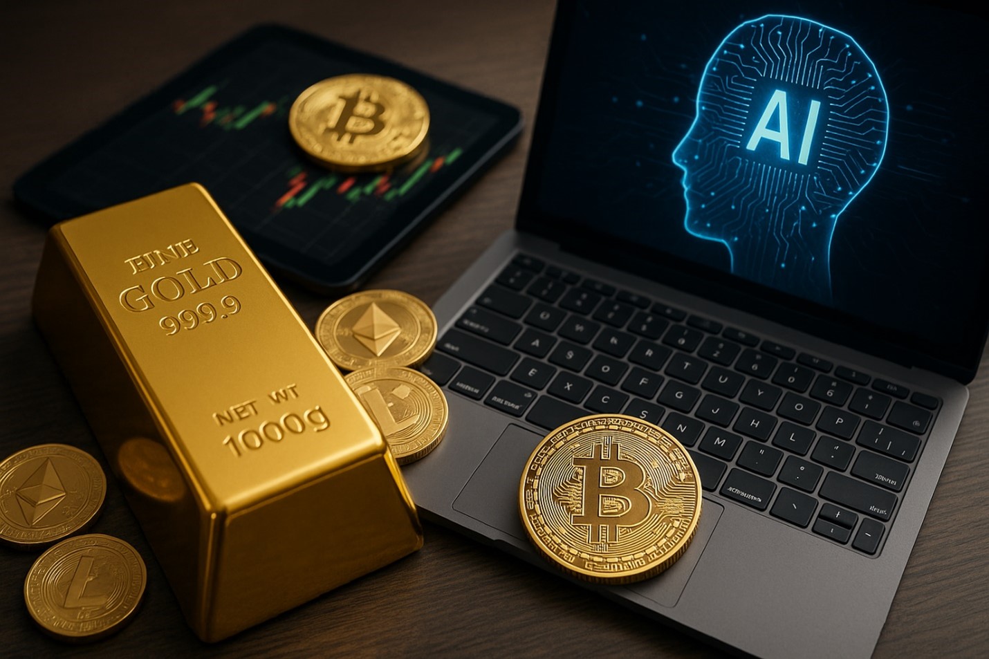ارزهای دیجیتال و هوش مصنوعی چه تاثیری بر آینده خرید و فروش طلا دارند؟