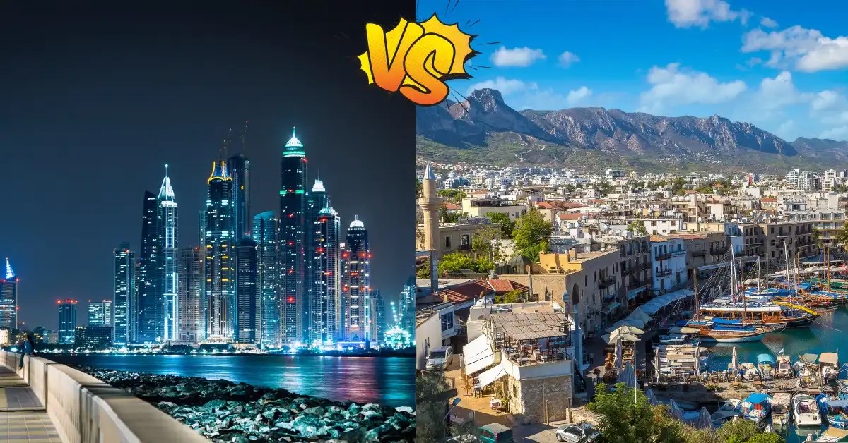 خرید ملک و ویلا در دبی یا قبرس شمالی؟ مقایسه جامع برای سرمایه‌گذاران