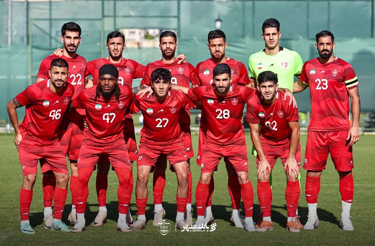 رونمایی از ترکیب پرسپولیس در آخرین دیدار تدارکاتی