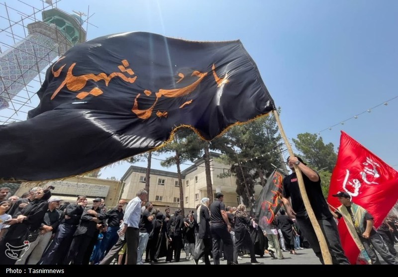 شهرستان‌های غرب استان تهران سوگوار دلدادگان کربلا+تصاویر
