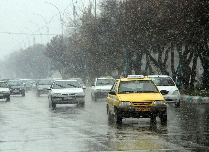 تردد روان در محورهای شمالی| برف و باران در جاده‌های ۸ استان