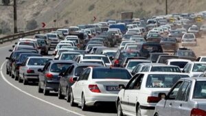 ترافیک سنگین در محورهای منتهی به تهران